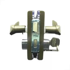 Fechadura Ma�aneta Recorte 1520 Vidro/Alvenaria Bronze MM - Porta Blindex