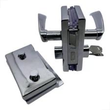 Fechadura Ma�aneta Recorte 1520 Vidro/Vidro Cromada MM - Porta Blindex