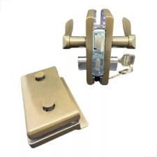 Fechadura Ma�aneta Recorte 1520 Vidro/Vidro Bronze MM - Porta Blindex