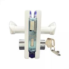 Fechadura Ma�aneta Recorte 1520 Vidro/Vidro Branca MM - Porta Blindex