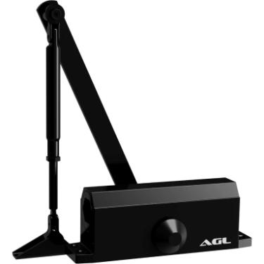 Mola A�rea AGL AL45 PRETA -  For�a 2 p/ Portas At� 45kg Madeira Alum�nio A�o Ferro Vidro