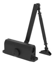 Mola A�rea AGL AL45 PRETA -  For�a 2 p/ Portas At� 45kg Madeira Alum�nio A�o Ferro Vidro