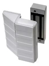 Fechadura Eletro�m� AL150 AGL Cinza - Magn�tico Porta Port�o Vidro