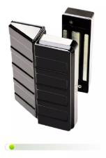 Fechadura Eletro�m� AL150 AGL Preto - Magn�tico Porta Port�o Vidro