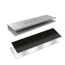 Suporte Fechadura Eletro�m� PV Cinza Encaixe Vidro Al150 At� Al200 AGL - Magn�tico