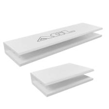 Suporte Encaixe Vidro Mola A�rea AGL - Branco