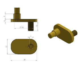 Kit c/ 10 Roldanas Super Exc�ntricas Regulagem Compensadora Salva Porta Vidro 8 e 10mm 1125E