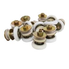 Kit c/ 4 Roldanas Regulagem 1125R p/ Janela Porta Vidro Blindex 8 e 10mm