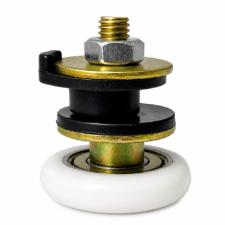 Kit c/ 10 Roldanas 1125R Porta De Correr Vidro 8 e 10mm Suporte Inteiri�o Refor�ada