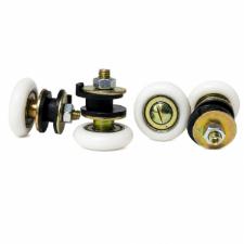 Kit c/ 10 Roldanas 1125R Porta De Correr Vidro 8 e 10mm Suporte Inteiri�o Refor�ada