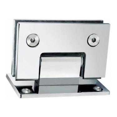 Kit c/ 4 Dobradi�as 1012 modelo Gv48 em A�o Inox 304 - Porta Vidro Box