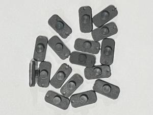 Kit c/ 100 Batentes 1405 batedor p/ Box 6 e 8mm vidros portas janelas blindex