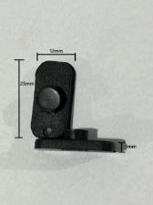 Kit c/ 100 Batentes 1405 batedor p/ Box 6 e 8mm vidros portas janelas blindex