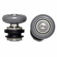 Kit c/ 2 Roldanas Excentricas p/ Box 1125E Multimetais 6 e 8mm Porta Vidro Banheiro Janela Blindex