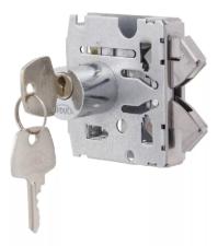 Kit c/ 10 Miolos 3530 (1510F) Redondo Arouca Cilindro 2 Chaves p/ Fechadura Cromado