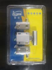 Kit c/ 2 Kits Mini Dobradi�as p/ Vitrine / Rack com Im� Vidros 4 a 8mm