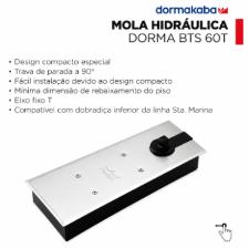 Mola Hidr�ulica Dormakaba BTS-60T Original Dorma Piso Porta Vidro Blindex