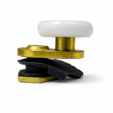 Kit c/ 4 Roldanas Super Exc�ntrica Compensadora Regulagem Salva Porta Vidro 8 e 10mm 1125E