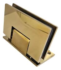 Dobradi�a Dourada 1011 Descentralizada modelo Gv48 em A�o Inox 304 - Porta Vidro Box