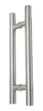 Puxador A�o Inox 304 40cm (30cm Entre Furos) Tubular Redondo Porta Vidro Madeira Port�o
