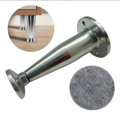 P� em alum�nio Slim para arm�rios, m�veis de 8cm ou (80mm) e com sapata regul�vel