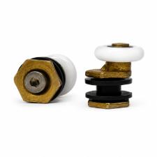 Kit c/ 10 Roldanas Tec Vidro 2125R6TV 6mm (Sem Rolamento) Exc�ntricas Porta Box