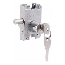 Miolo 1520 Redondo Hela Cilindro 2 Chaves p/ Fechadura Porta Pivotante Vidro - Cromado