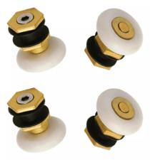 Kit c/ 2 Roldanas Exc�ntricas (Sem Rolamento) Tec Vidro 8mm 2125R8TV Porta Box