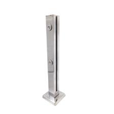 Torre Coluna Pin�a Inox 304 60cm Base Quadrada Guarda Corpo