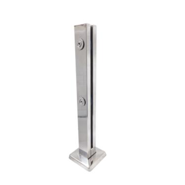 Torre Coluna Pin�a Inox 304 60cm Base Quadrada Guarda Corpo
