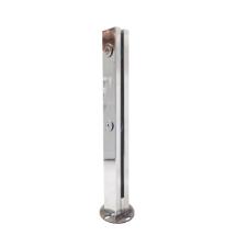 Torre Coluna Pin�a Inox 304 60cm Base Quadrada Guarda Corpo