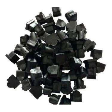 Kit c/ 100 Batentes 1406 limitador / igrejinha / castelo p/ Vidros 8 e 10mm janelas portas blindex