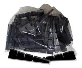 Kit c/ 100 Cal�os Cunha 15mm (Cunh�o) regulagem vidro janela porta box blindex