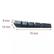 Kit c/ 100 Cal�os Cunha 15mm (Cunh�o) regulagem vidro janela porta box blindex