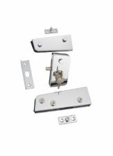 Kit 01 Cromado para Porta Pivotante em Vidro Temperado FVT