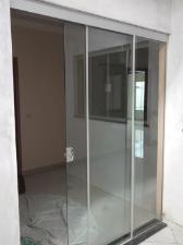 Kit Fechadura 3530 (1510F) Cromada Vidro/Alvenaria Portas Correr Vidro Temperado FVT