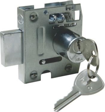 Miolo 3210 Hela Cilindro 2 Chaves p/ Fechadura Redondo Porta Pivotante Vidro Cromado