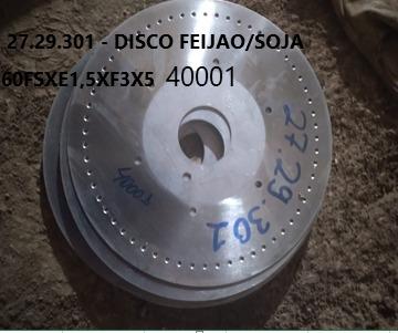 27.29.301 - DISCO FEIJAO/SOJA 60FSXE1,5XF3X5 - AGRO