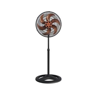 Ventilador Osc Coluna Turbo 6P 40cm Bronze 220v Premium + Brinde