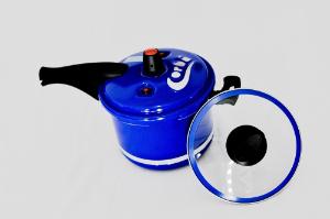 Panela Press�o 4,5l Fechamento Externo Azul