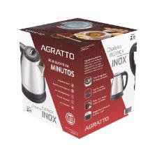 Chaleira El�trica Inox Ce-01 Agratto + Brinde