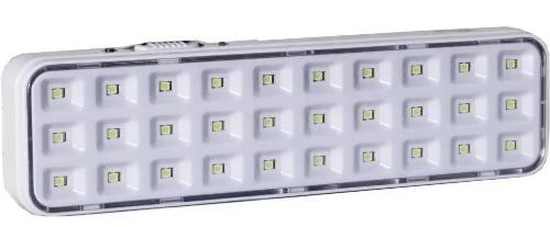 Luminaria de emergencia 30 leds 2w bivolt