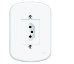 Tomada Fame 2P + T 20A/250V com Placa Blanc 1350