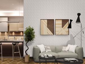 REVEST PRISMA WHITE  32X57 2,22M�