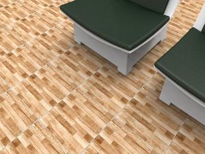 PISO MADERATO MARROM 43X43 2,06M� PEI 3