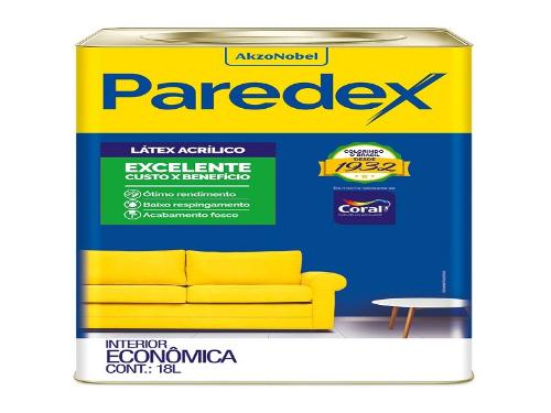 TINTA LATEX FOSCA PAREDEX AREIA DE COPACABANA 18LT 5202062