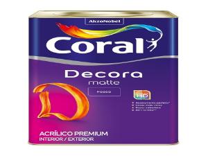 TINTA ACRIL. FOSCO DECORA MATTE BRANCO 18LT 5239241