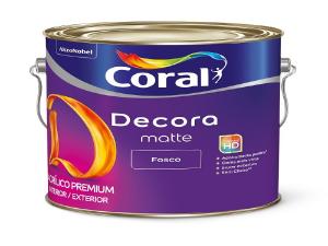 TINTA ACRIL.FOSCO DECORA MATTE BRANCO 3,6LT 5239242