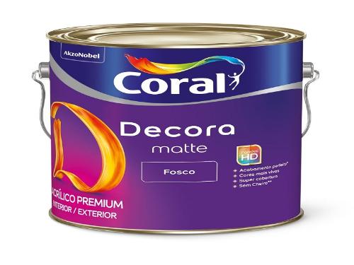 TINTA ACRIL.FOSCO DECORA MATTE BRANCO 3,6LT 5239242