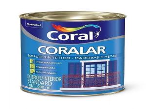 ESMALTE SINTETICO BRILHANTE CORALAR BRANCO 900ML 5202804